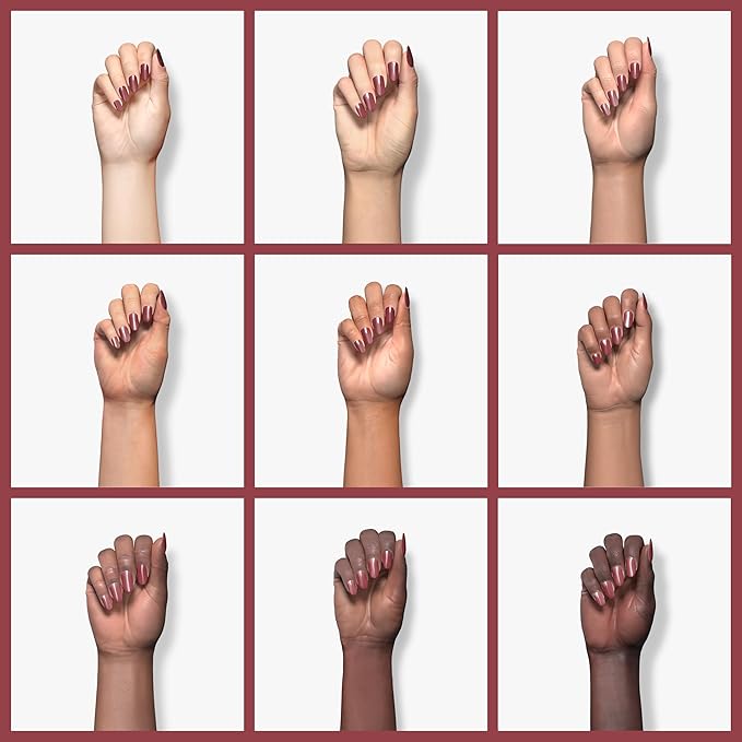 Beetles Red Gel Polish, Burgundy Red Fall Color Gel Nail Polish Soak Off UV Lamp Wine Red Nail Polish, Home Salon DIY Design Art Manicure Gift for Women, 1Pcs 15ml