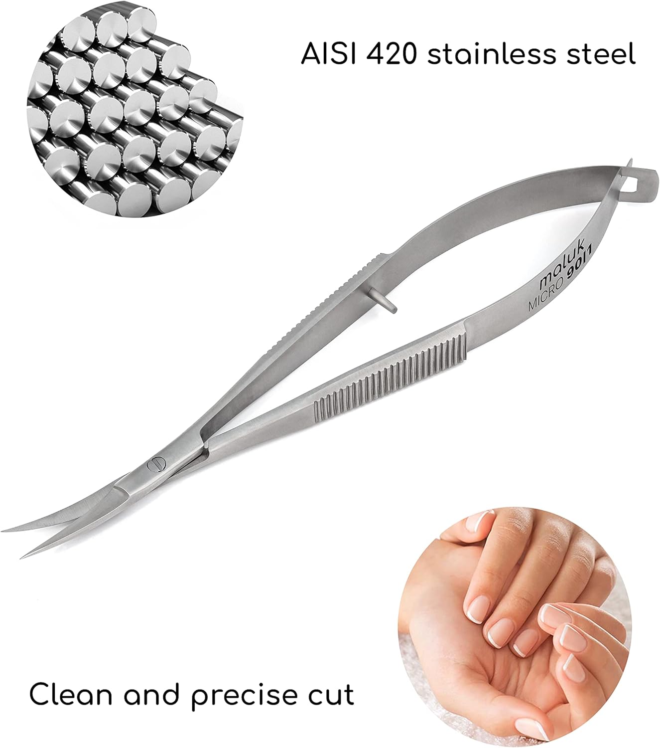 Professional Cuticle Scissors Maluk Micro