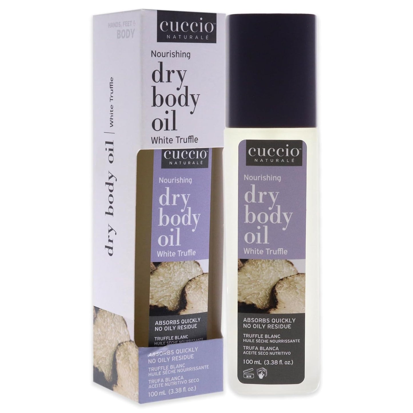 Cuccio C U C C I O Nourishing Dry Body Oil - White Truffle Naturale for Unisex - 3.38 oz Oil