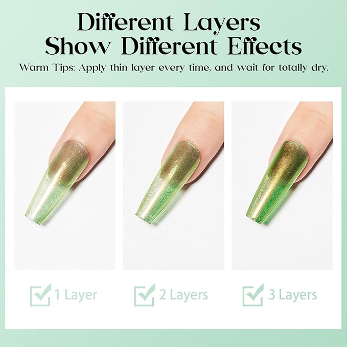 MIZHSE Quick Dry Nail Polish, Holographic Neon Green Nail Polish Air Dry Fast, 15ml/0.5 fl oz Regular Shiny Glitter Oil-based Shimmery Nail Lacquer Non Gel Nail Art Salon Manicure Home DIY