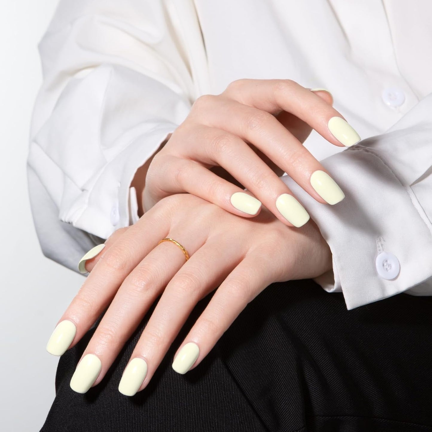 MAYCHAO 15ML Ivory Gel Nail Polish 1Pc Creamy Ivory Gel Polish Soak Off UV LED Nail Polish Nail Art Starter Manicure Salon DIY at Home, 0.5 OZ