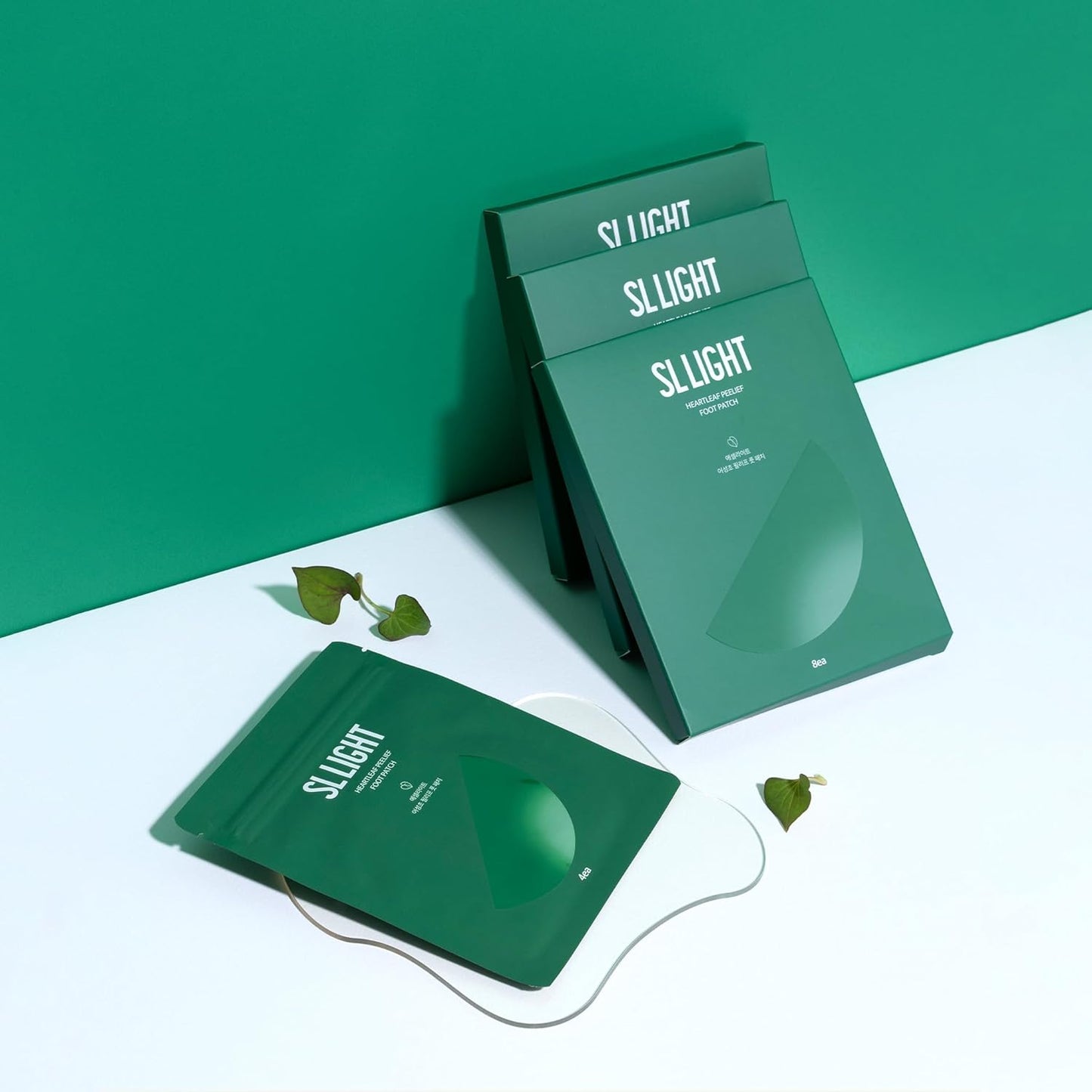 Heartleaf Peelief Foot patch 1box 8ea | Removing Dry, Cracked, and Dead Skin | Peeling Patch | Exfoliant for Peeling Off Calluses | Korean Skincare