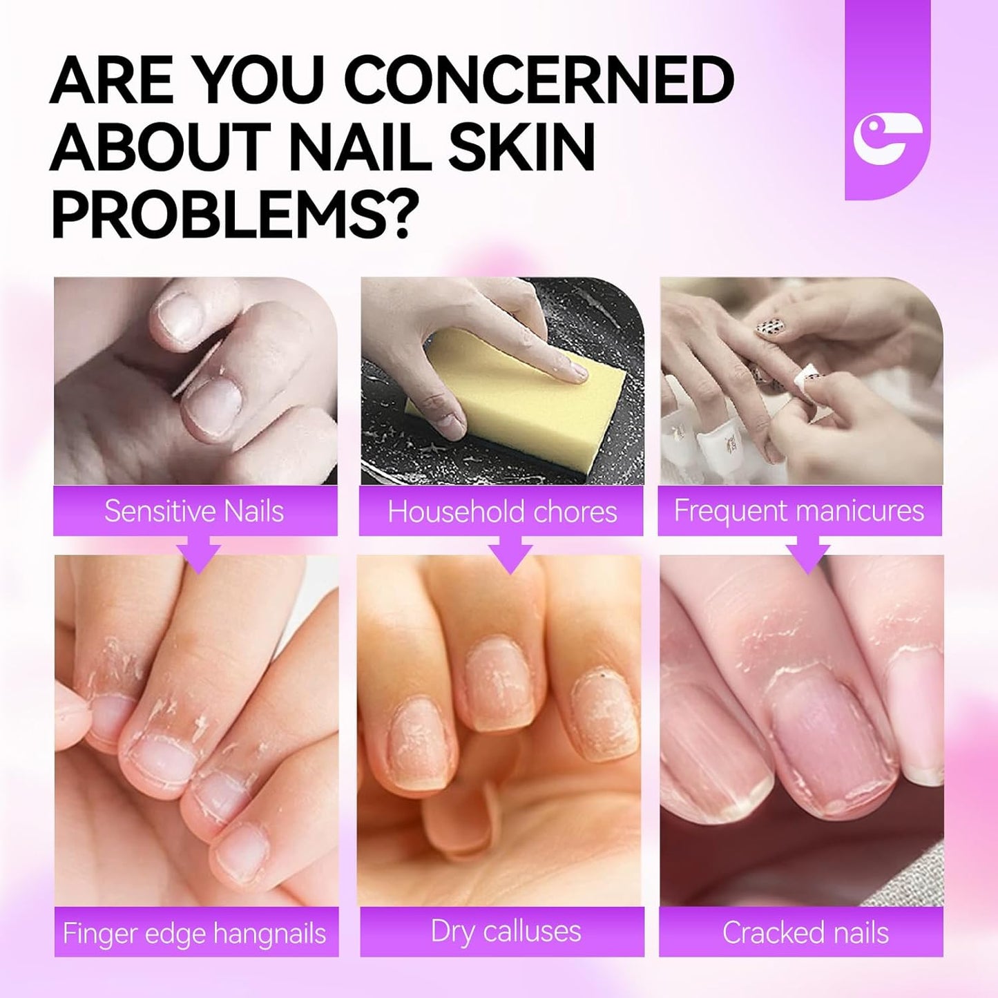 gelike ec Organic Nail Cuticle Remover for Salon: Vanilla 3 In 1 Natural Cuticle Softener Exfoliator Moisturizer for Professional Manicure