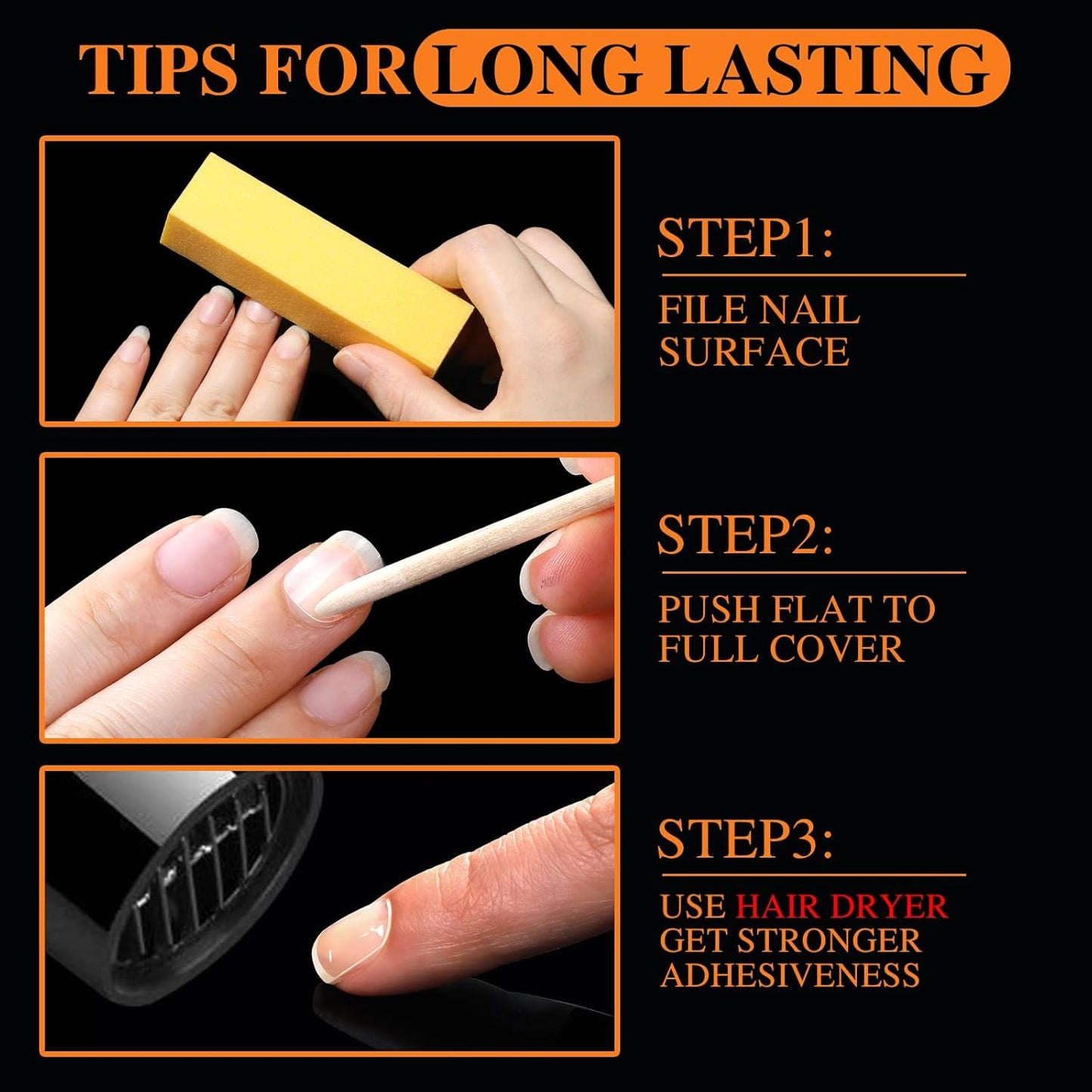 Teenitor 900pcs Nail Adhesive Tabs, 15 Sizes of Press on Nail Sticky Tabs, Nail Stickers for Press on Nails, Nail Tabs Nail Glue Stickers, 60 Sheets