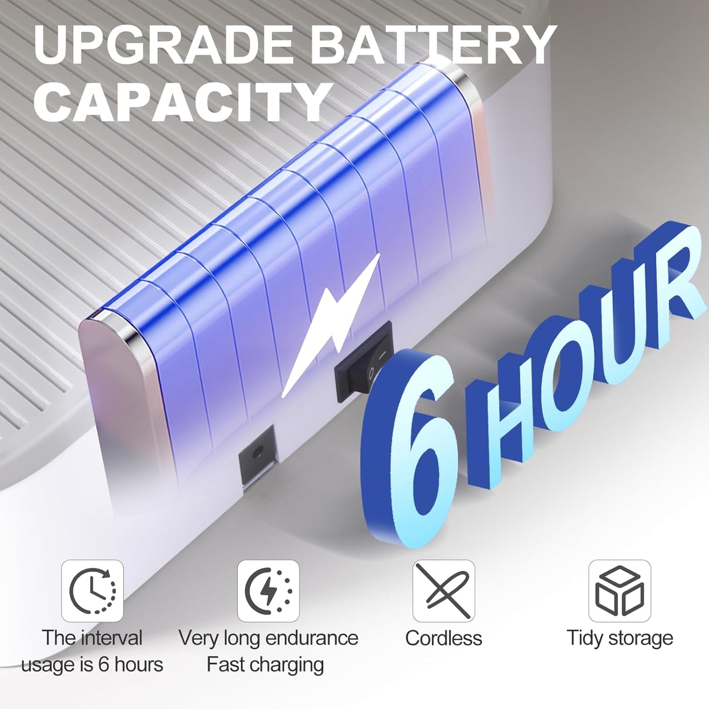 UV Nail Lamp 120W, Professional UV LED Lamp for Gel Nails Long-Lasting 30Pcs Beads Cordless Gel Nail Light, Fast Curing Nail Dryer with Knob for Home Salon DIY Grey