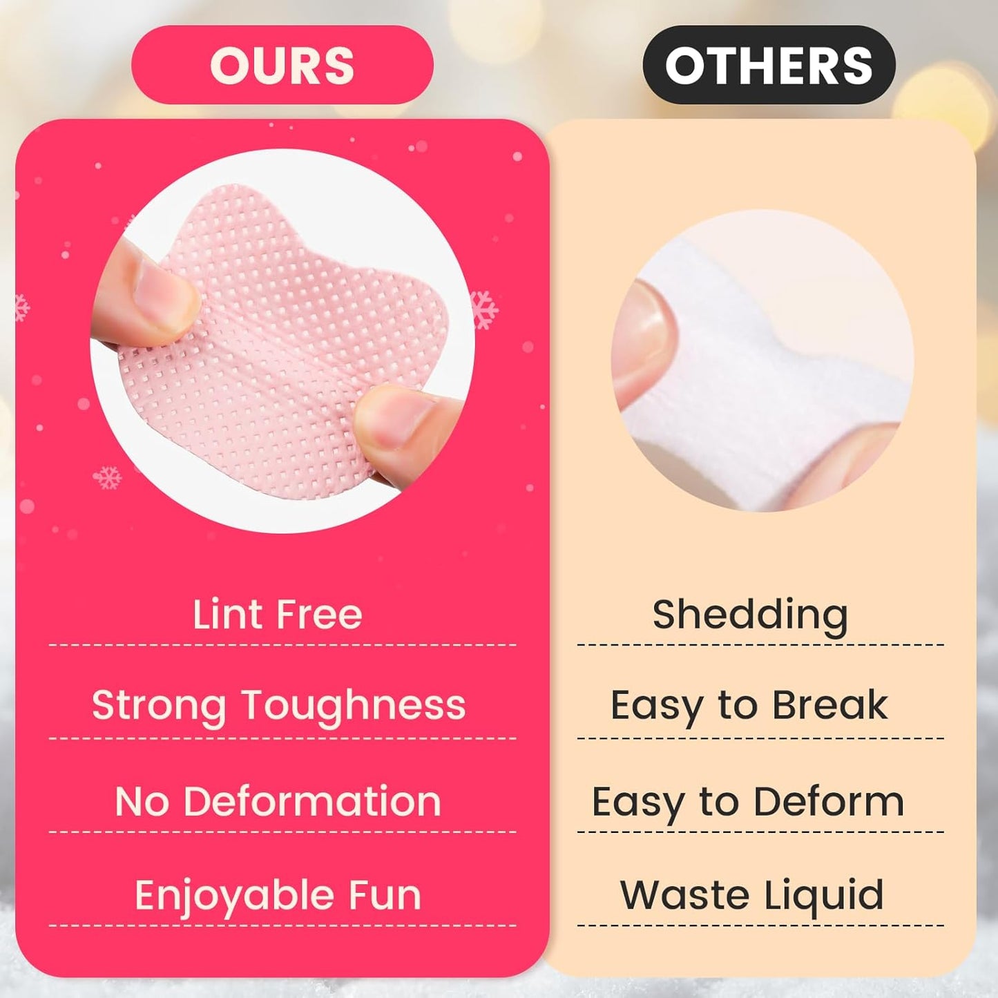 400PCS Lint Free Nail Wipes With Dispenser - Gel Nail Polish Remover Wipes With 100% Pure Acetone Dispenser,No Lint Wipe With 1PCS 120ml Acetone Pump Empty Bottle Nail Supplies
