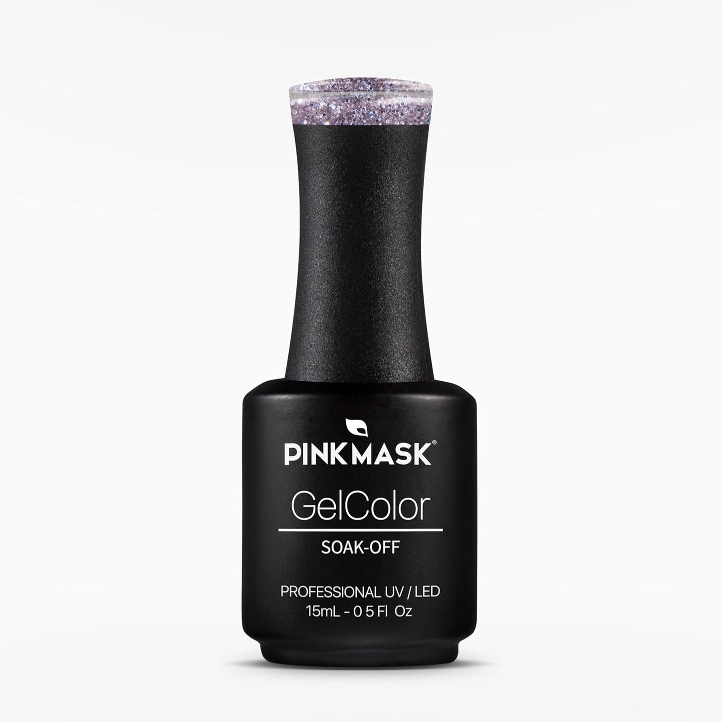 PINK MASK Gel Color Nail Polish Miley - Popstar Col. 15ml / o.5 oz - UV/LED Gel Polish, Non Wipe, Long Lasting, Soak Off Formula