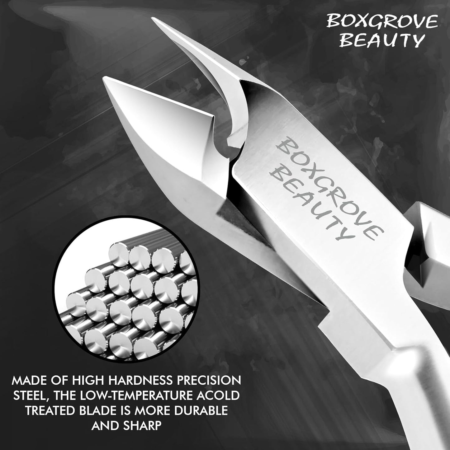 Professional Cuticle Cutter & Pusher Trimmer Manicure Tools with Double Spring– Perfect Nail Care Tool for Manicure & Pedicure Beauty at Home/Spa/Saloon (Silver Pack of 2)