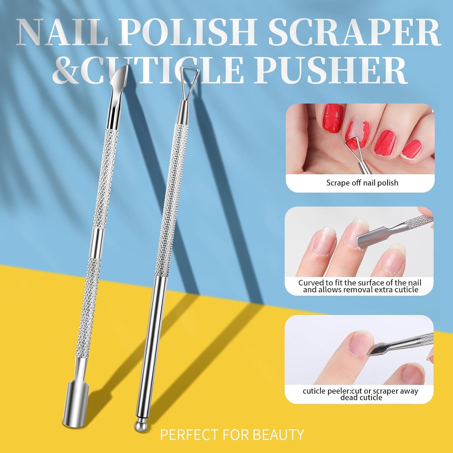 Teenitor Soak Off Bowl Nail Soaking Bowl Acetone Proof, Soak Off Gel Polish Remover Bowl, Dip Powder Remover Tools Cuticle Pusher Peeler Cuticle Oil Nail File Buffer Manicure Bowl for Hand, Lavender