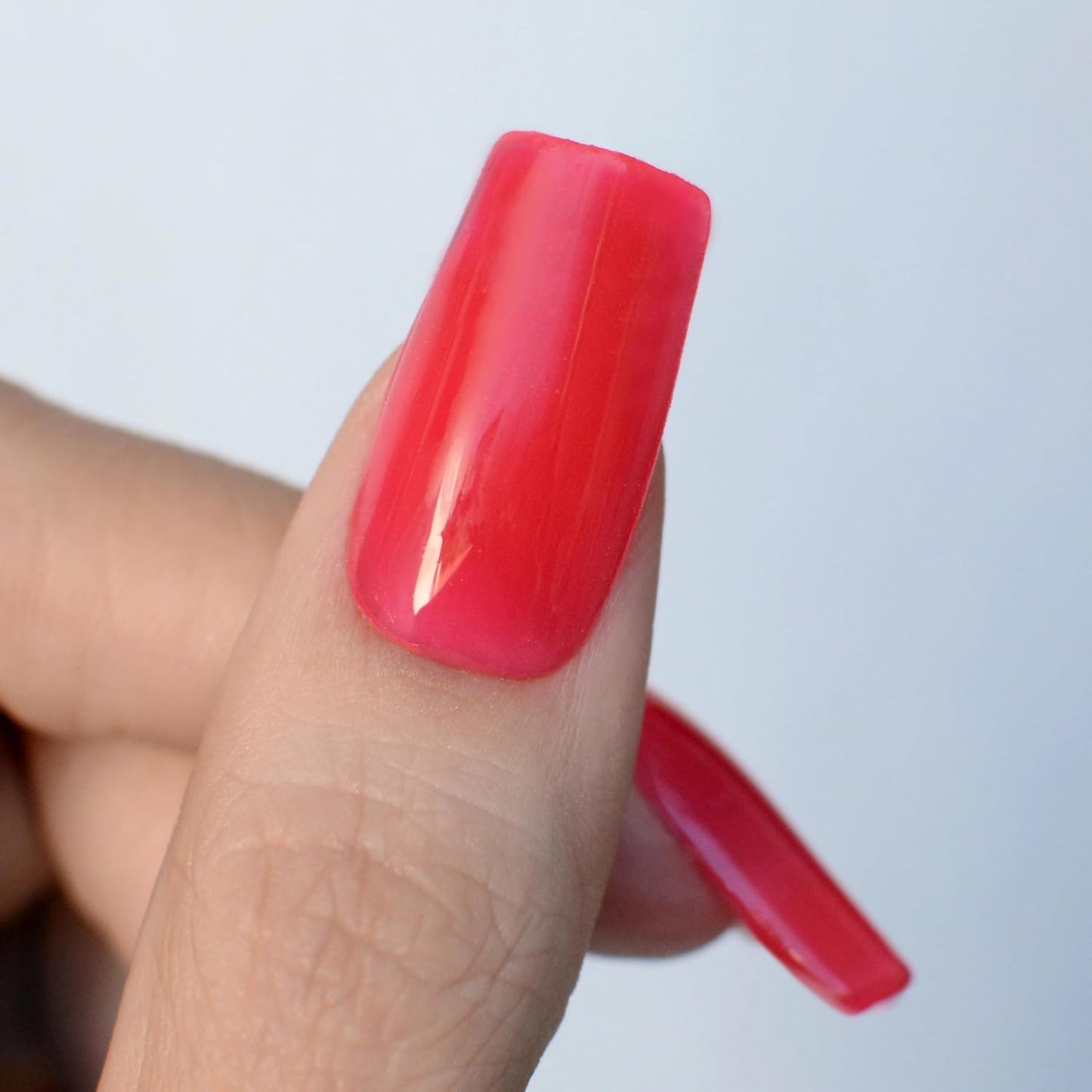 PINKMASK Easy Gel 2oz 60g-Rubi, Professional Builder Enhancement Gel-Quick Nail Extension for Beginner DIY, Nail Strengthener-Long Lasting-Salon Quality-Thickening Solution