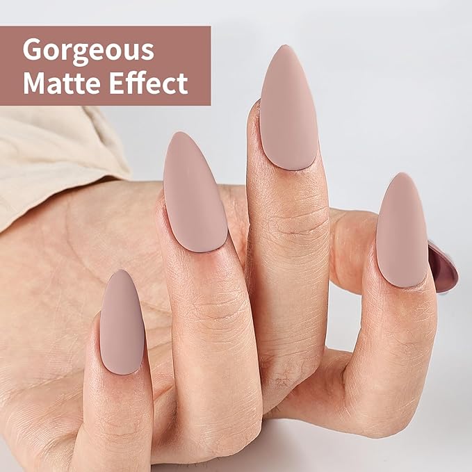 JODSONE Chocolate Milk Gel Nail Polish 10ml Soak Off LED Nail Polish Nude Brown Nail Color Salon Quality Vegan & Cruelty-Free Low Odor Need U V Lamp Curing