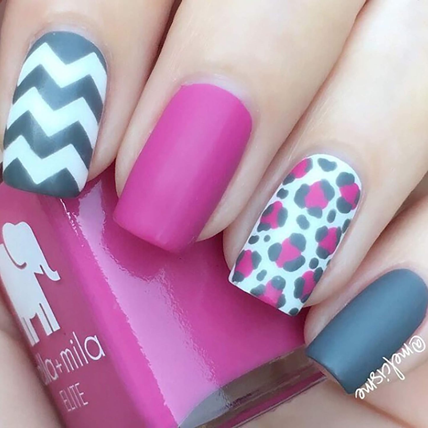 ella+mila Professional, Quick Dry, Long-Lasting & Chip-Resistant Pink Nail Polishes (Summer Roam-Ance - 0.45 fl oz)