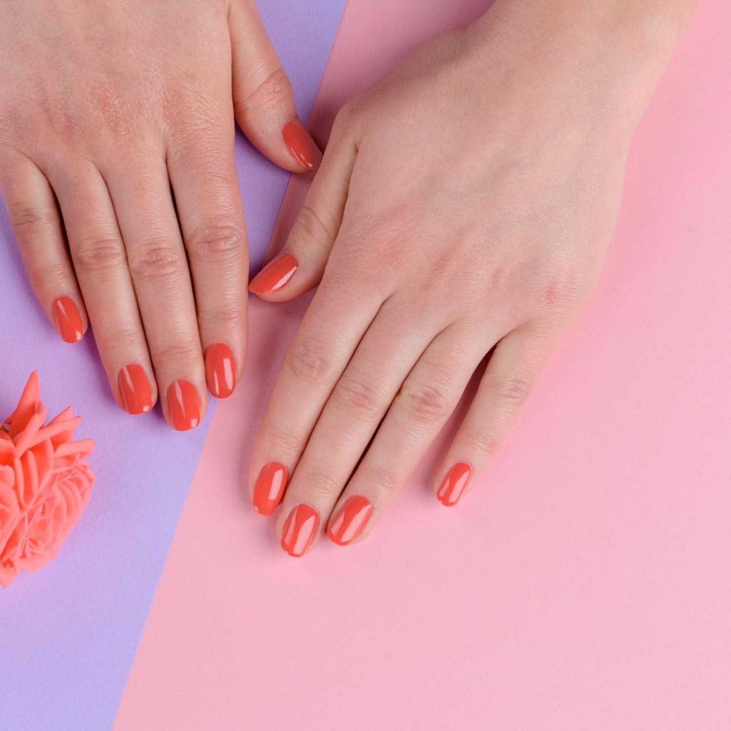 EVAGARDEN Sea Water Resistant Nail Polish - Saturated Color with Thin Film Coating - Attractive, Durable and Smooth Coverage - Clean Formula, No Harsh Substances - 705 Living Coral - 0.34 oz