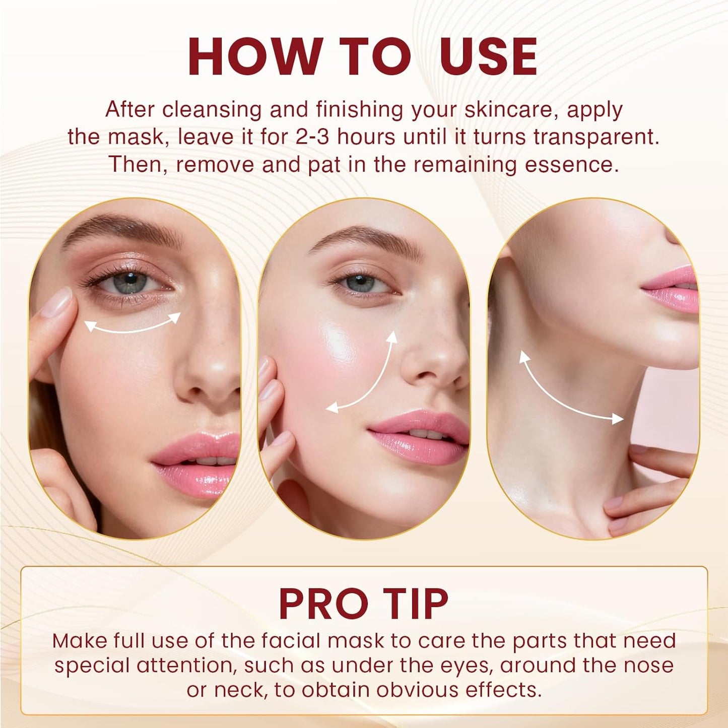 Bio-Collagen Face Masks, Deep Hydrating Sheet Overnight Face Mask, Facial Treatments and Masks for Women, Korean Skincare, Moisturizing and Firming for Girl, 8 Pack