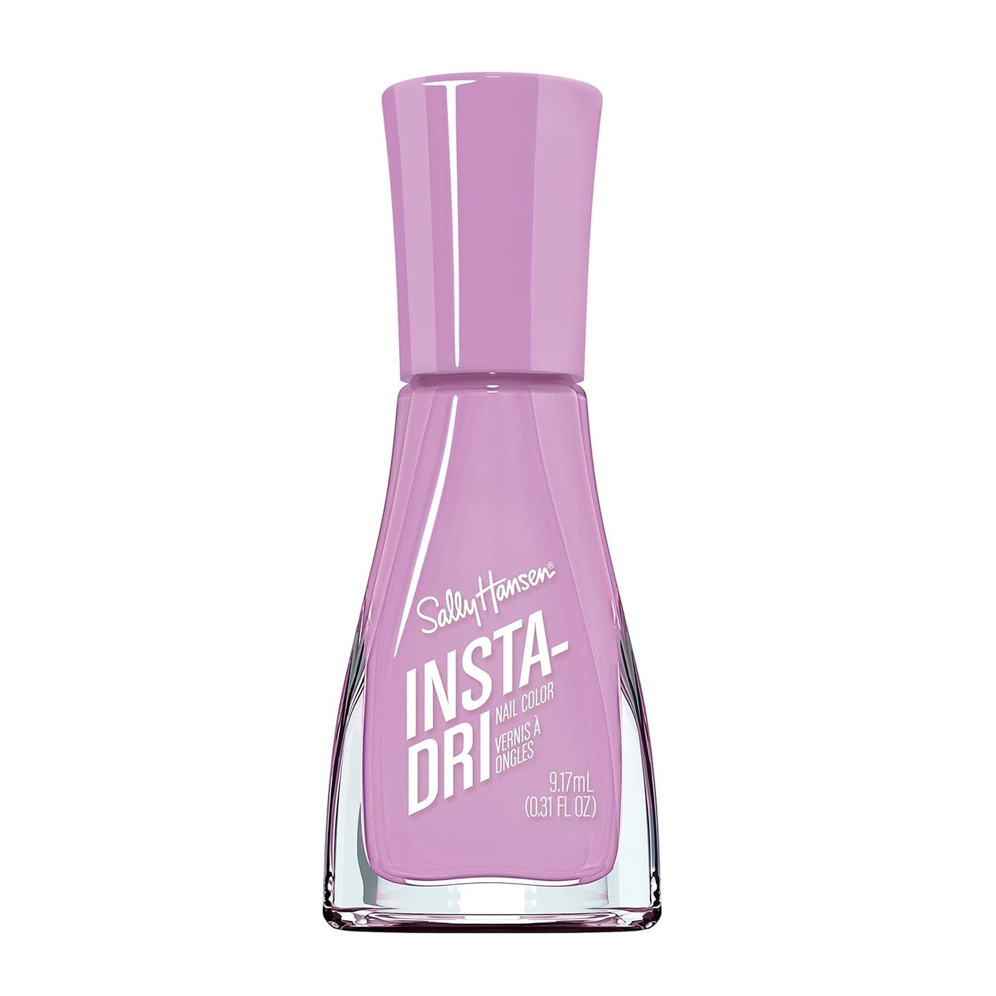 Sally Hansen Insta-Dri Nail Polish | Quick Dry, Long Lasting, Streak-Free Shine | Opaque, Shiny | 460 Traveling Light | Light Lavender Nail Color