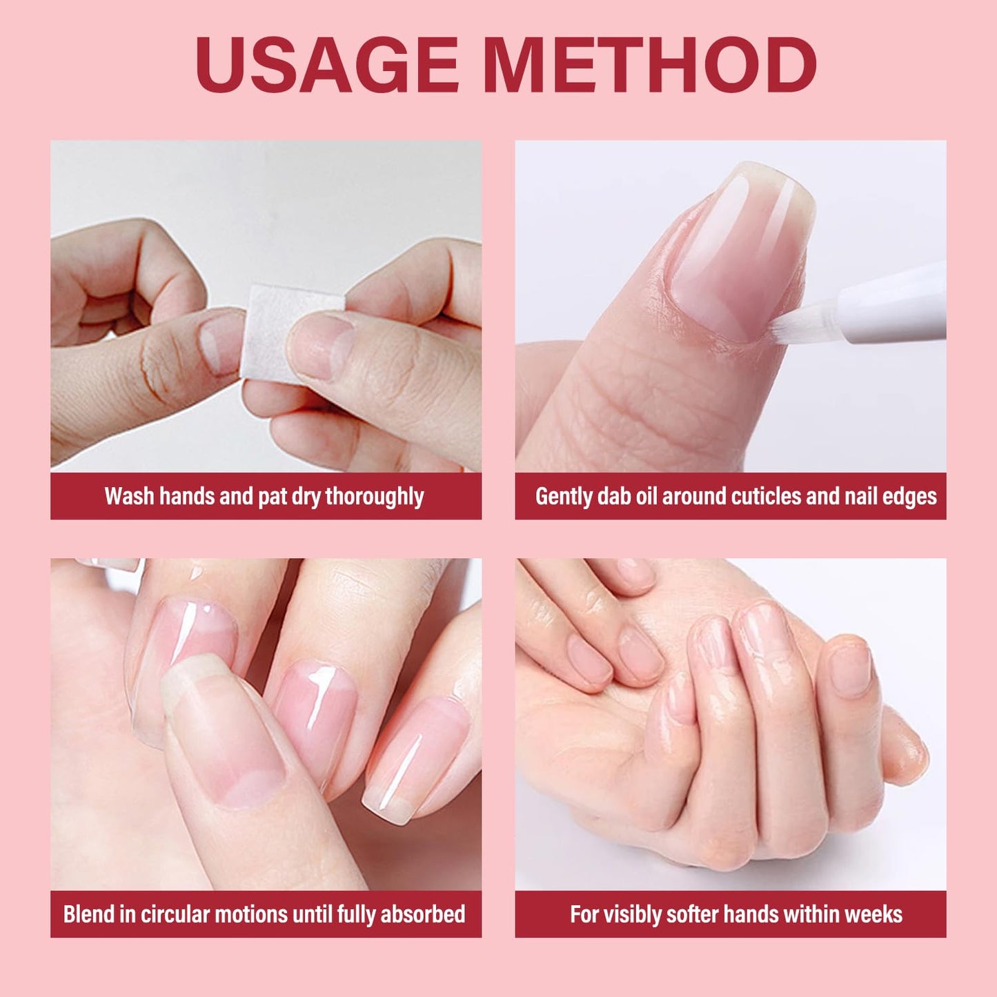 Cuticle Oil Pen x2 pcs, Nourishing Jojoba & Peach Scent for Enhanced Nail Growth and Strength, Portable Nail Oil Care （7mlx2）