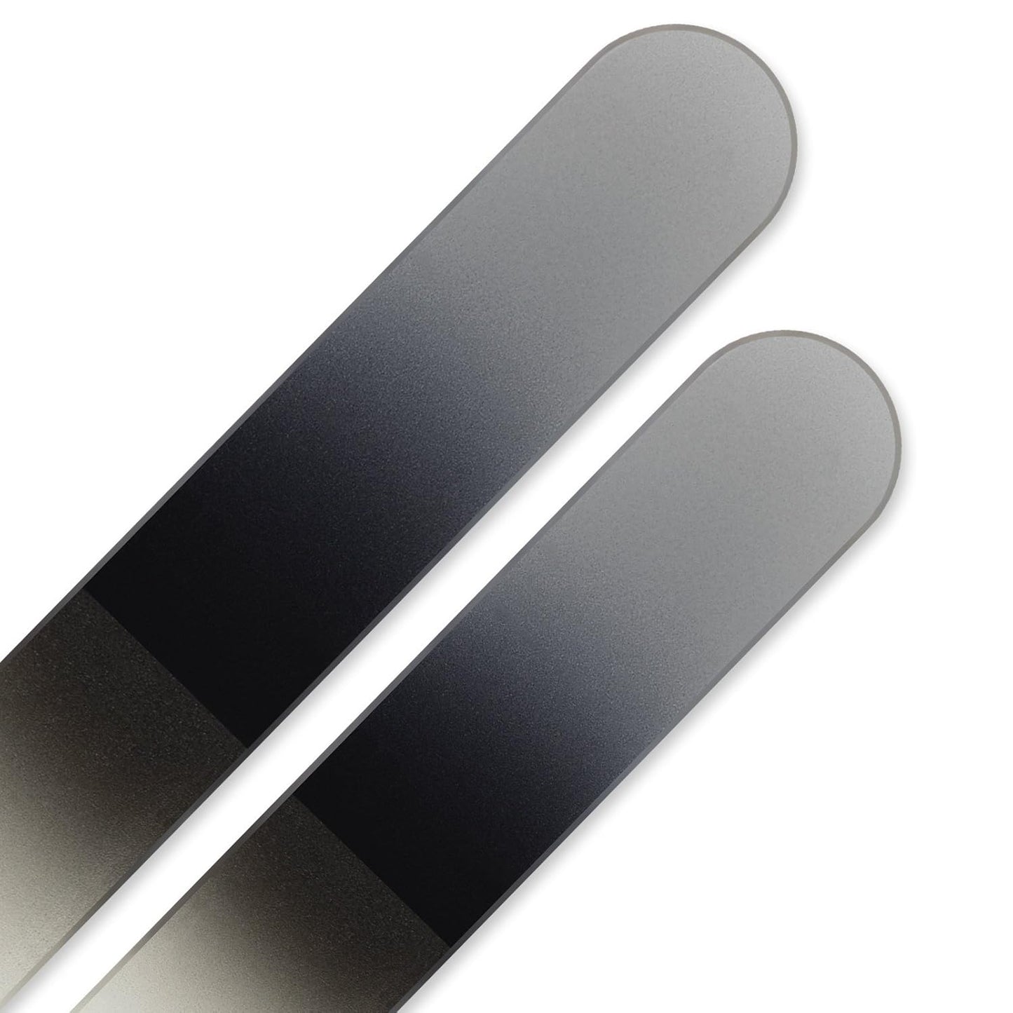 Mont Bleu Set of 2 Color Glass Nail Files - Handmade - Genuine Czech Tempered Glass - Manicure Nail Care - Beauty Nail File