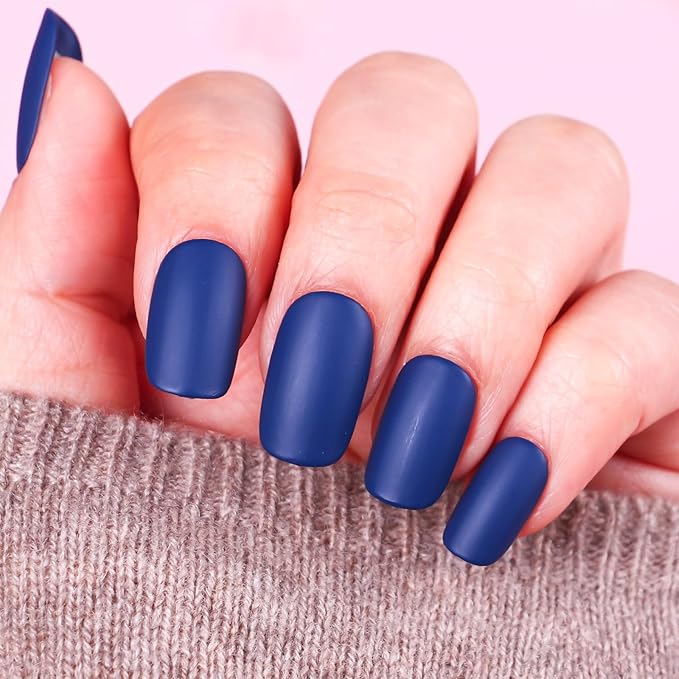 Major Dijit Matte Nail Polish Air Dry Nail Art Varnish (Navy Blue, 10 ML)