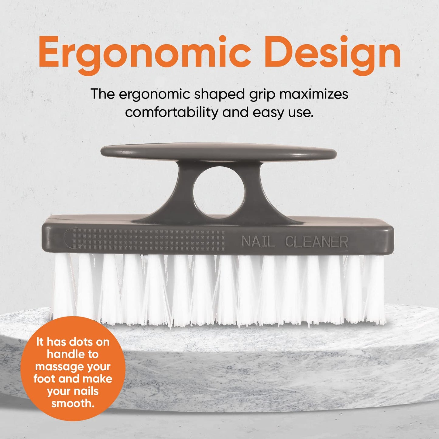 Nail Brush for Cleaning Fingernails, Nail Scrubber Brush, Toe Foot Hands Fingernail Brush Cleaner- Small Scrub Brush- All-Purpose Stiff Cleaning Brush for Home, Kitchen, Work, 3 Pack - Superio