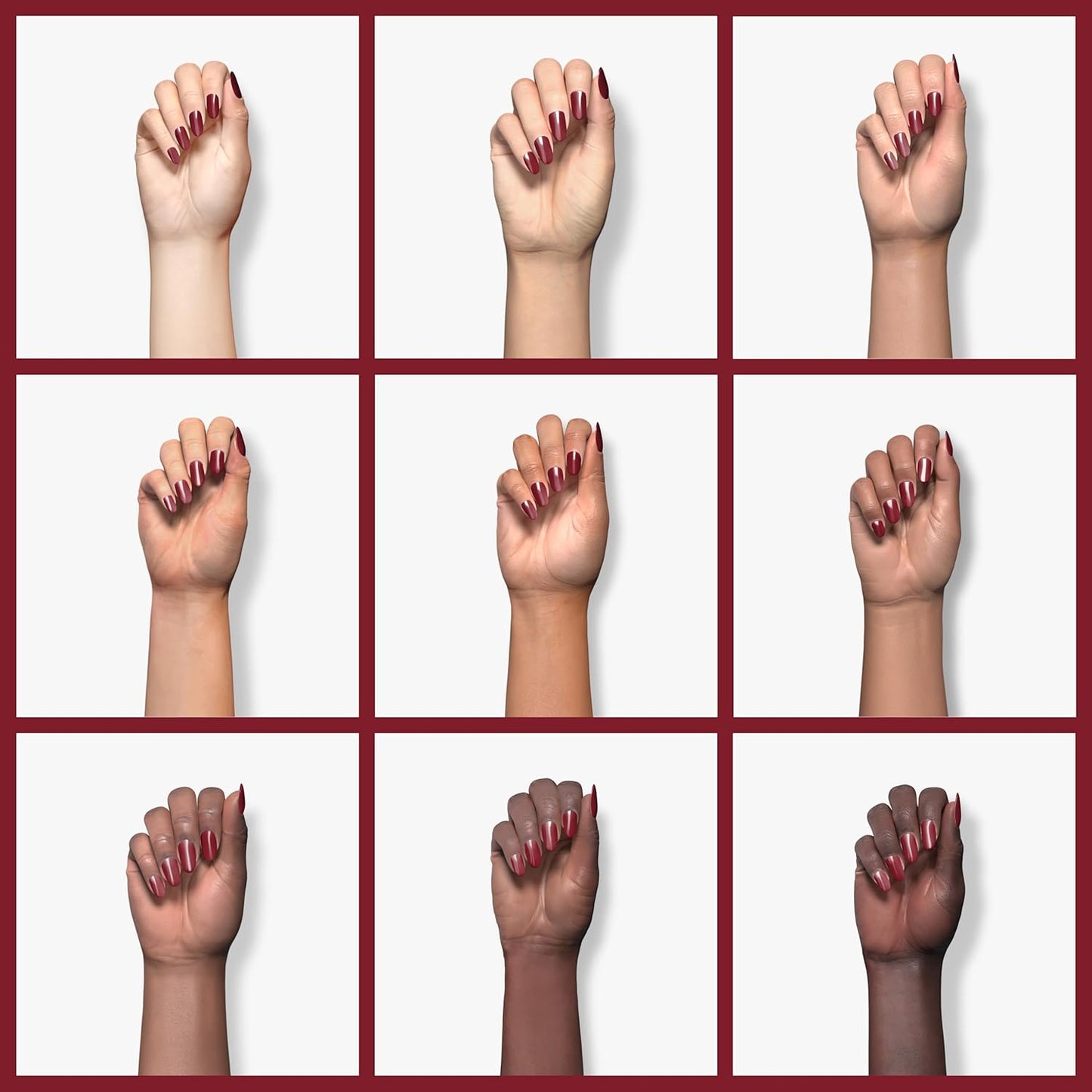 ella+mila Professional, Quick Dry, Long-Lasting & Chip-Resistant Red Nail Polishes (Naughty Not Nice - 0.45 fl oz)