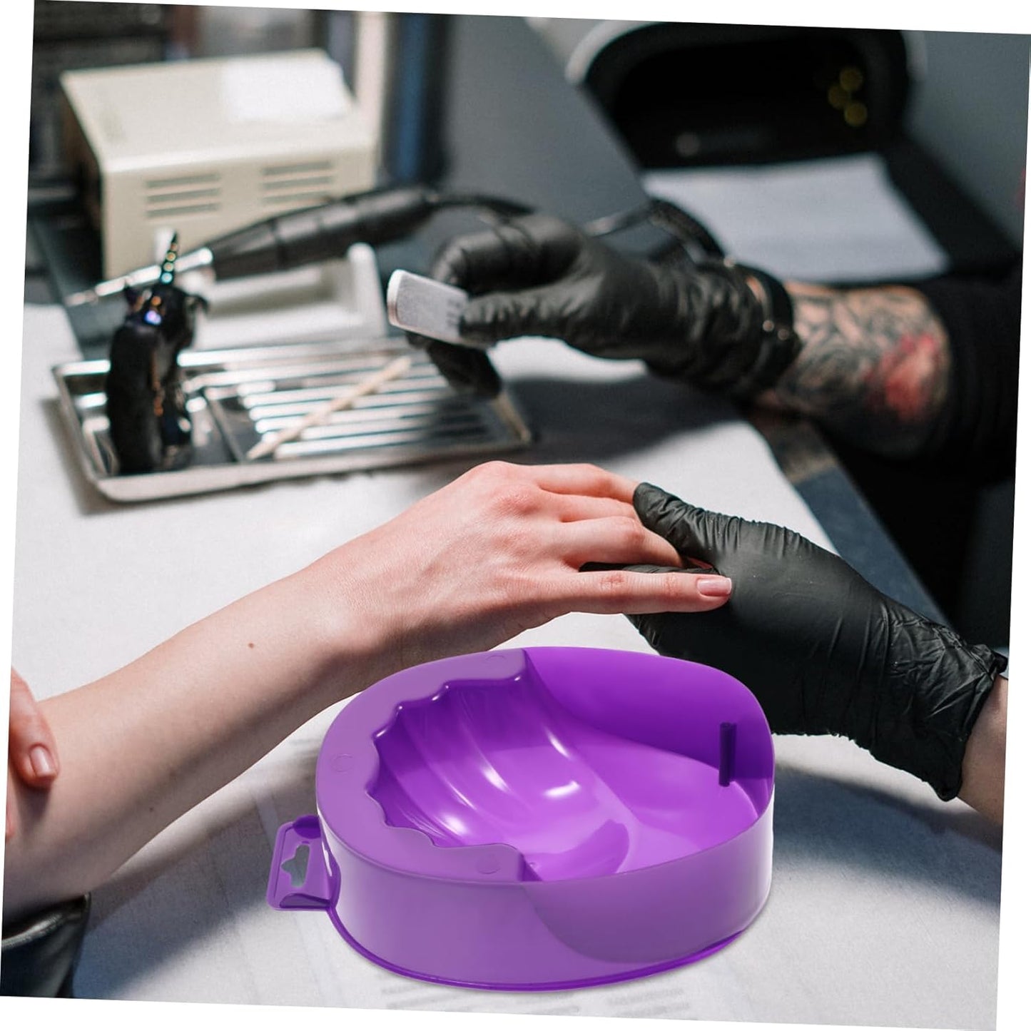 1pc Awate Soaking Bowl Nail Art Bowl Pedicure Hand Manicure Nail Care Tools