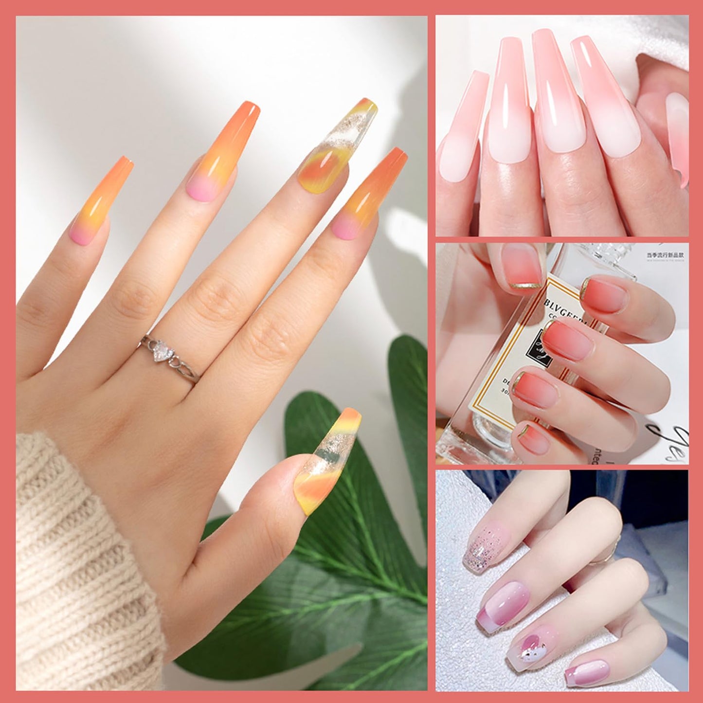 9 Color Nail Pigment Powder Set for Vibrant Ombre,Glitter Nail Art DIY Manicure Accessories Kit with Long-Lasting Shades