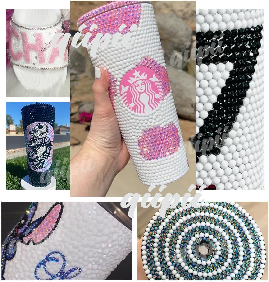 Black White Jelly Resin Rhinestones for Crafting 3mm 4mm 5mm Flatback Crystal White Black Stones Bulk No-Hotfix Resin Gems Diamonds Crystals Diamonds for Nails Eyes Face Makeup Tumblers Crafts