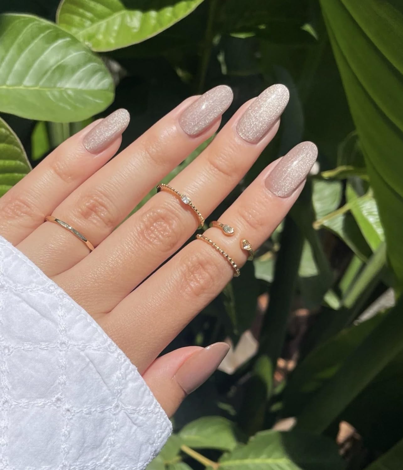 NOVA, Semi Cured Gel Nail Strips (Cashmere) - The 10 Minute Manicure. Salon-Quality, Female Founded, Works with Any Nail Lamp, Easy to Apply & Remove - Incl. Nail File & Wooden Stick (Cashmere)