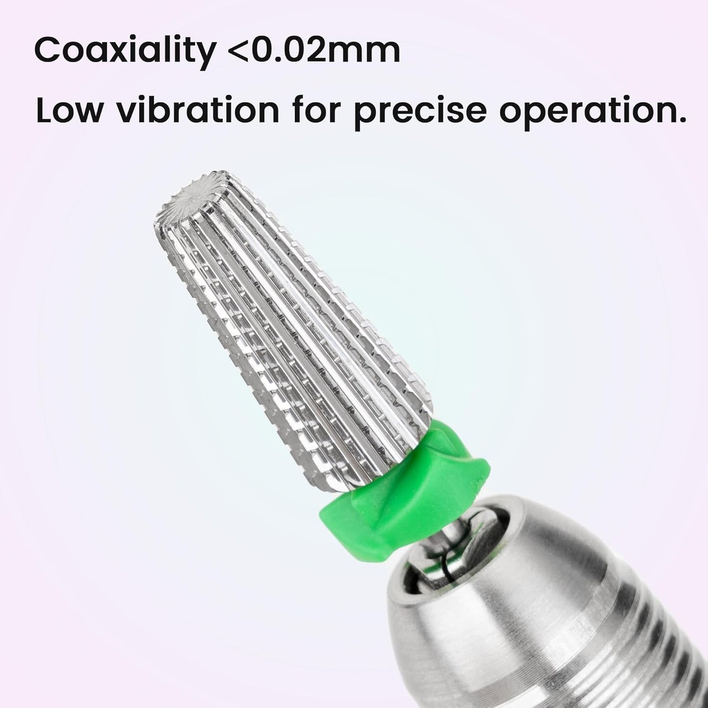 Delanie 5-in-1 Carbide Nail Drill Bit for Professional Nail Tech, 3/32", Coarse Grit