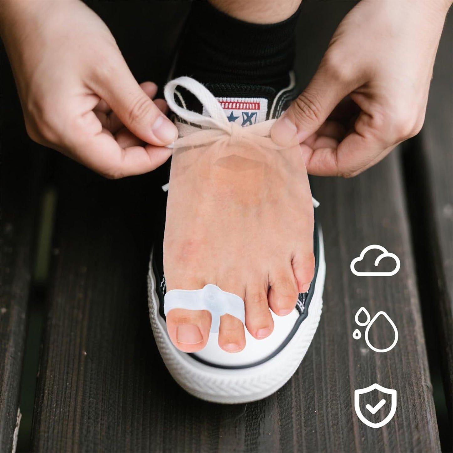 12pcs Silicone Toe Separators, Soft Foot Spacers Corrector with 2 Loops Gel Feet Straightener Correct Pad for Men & Women Straighten Overlapping Toe