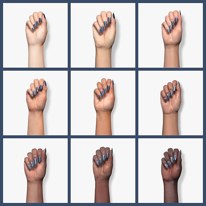essie Nail Polish, Salon-Quality Blue Nail Polish, UnGuilty Pleasures, Vegan, To Me From Me, 0.46 fl oz