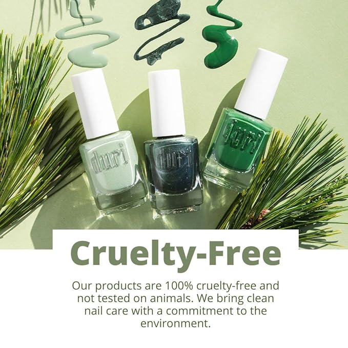 duri Nail Polish, 686 Marzipan Green, Full Coverage, Glossy, Lasting, Quick Drying, 0.45 Fl Oz
