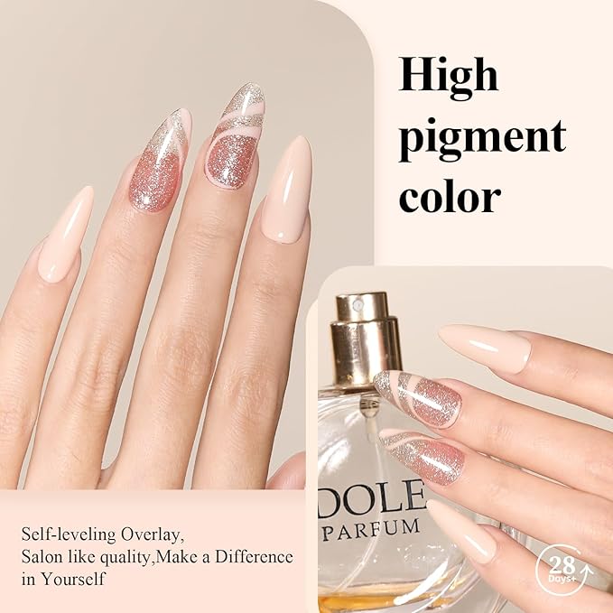 Gel Nail Polish Nude Gel Polish 15ml 0.51Oz Hazelnut Milk Soak Off Gel Nail Art Manicure Salon DIY Gel Nail Design Decoration at Home Uv Nail Lamp Needed Gel Nail Polish Gifts