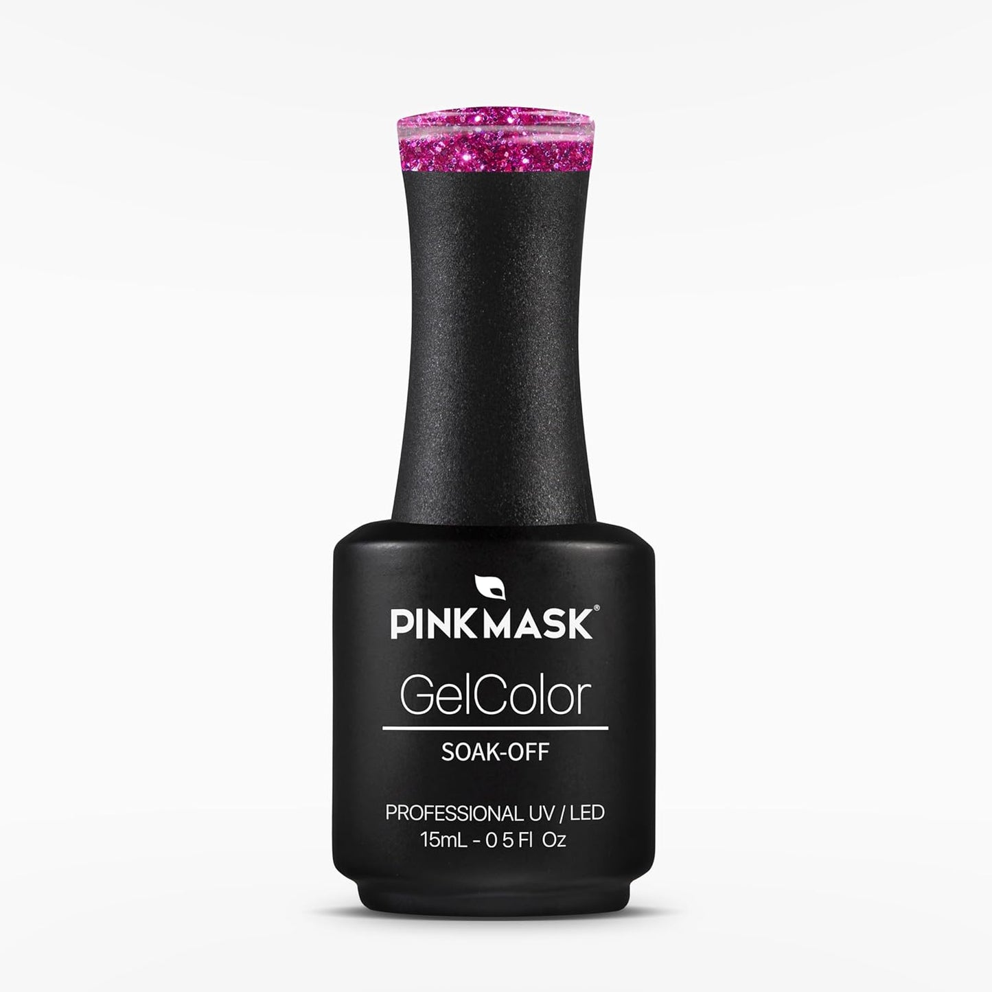 PINK MASK Gel Color Nail Polish Katy - Popstar Col. 15ml / o.5 oz - UV/LED Gel Polish, Non Wipe, Long Lasting, Soak Off Formula