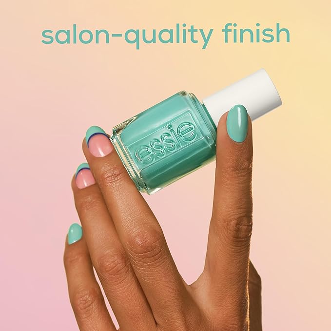 essie Nail Art Studio Special Effects Polish, Shimmer, Riviera Rush, Blue Nail Polish, Vegan, Bikini Snapped, 0.46 fl oz