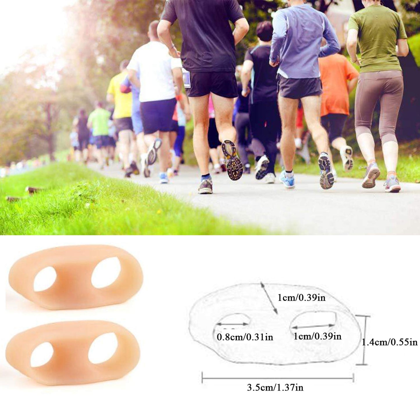 10 Pcs Gel Little Toe Buddy Toe Corrector and Toe Straightener,Tailor's Bunion Pads Soft Gel Bunionette Pad Toe Protector Tailors Bunion Pain Relief