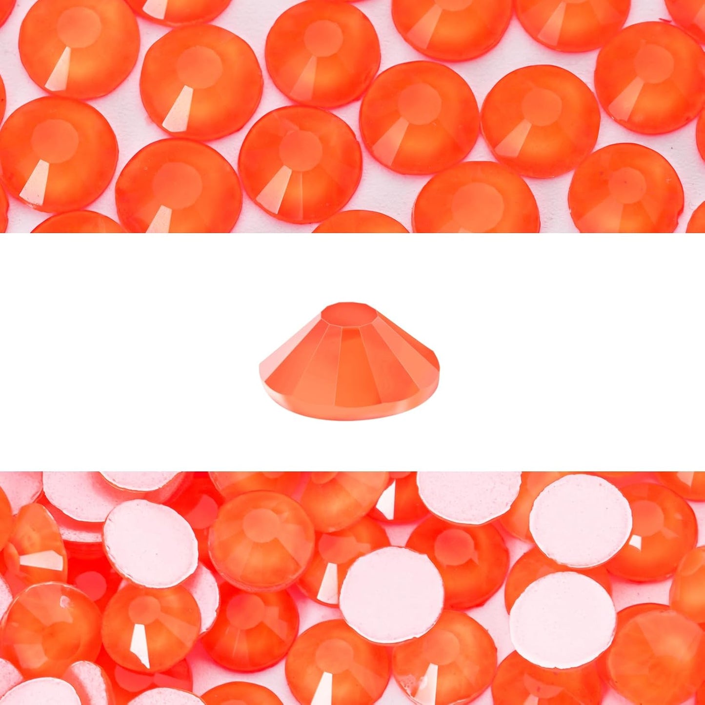 Novani 3000 Pieces Flatback Rhinestones Glass Round Gems Neon-Hyacinth Crystals for Nail Art DIY Crafts Clothes Shoes,SS16,3.8-4.0mm