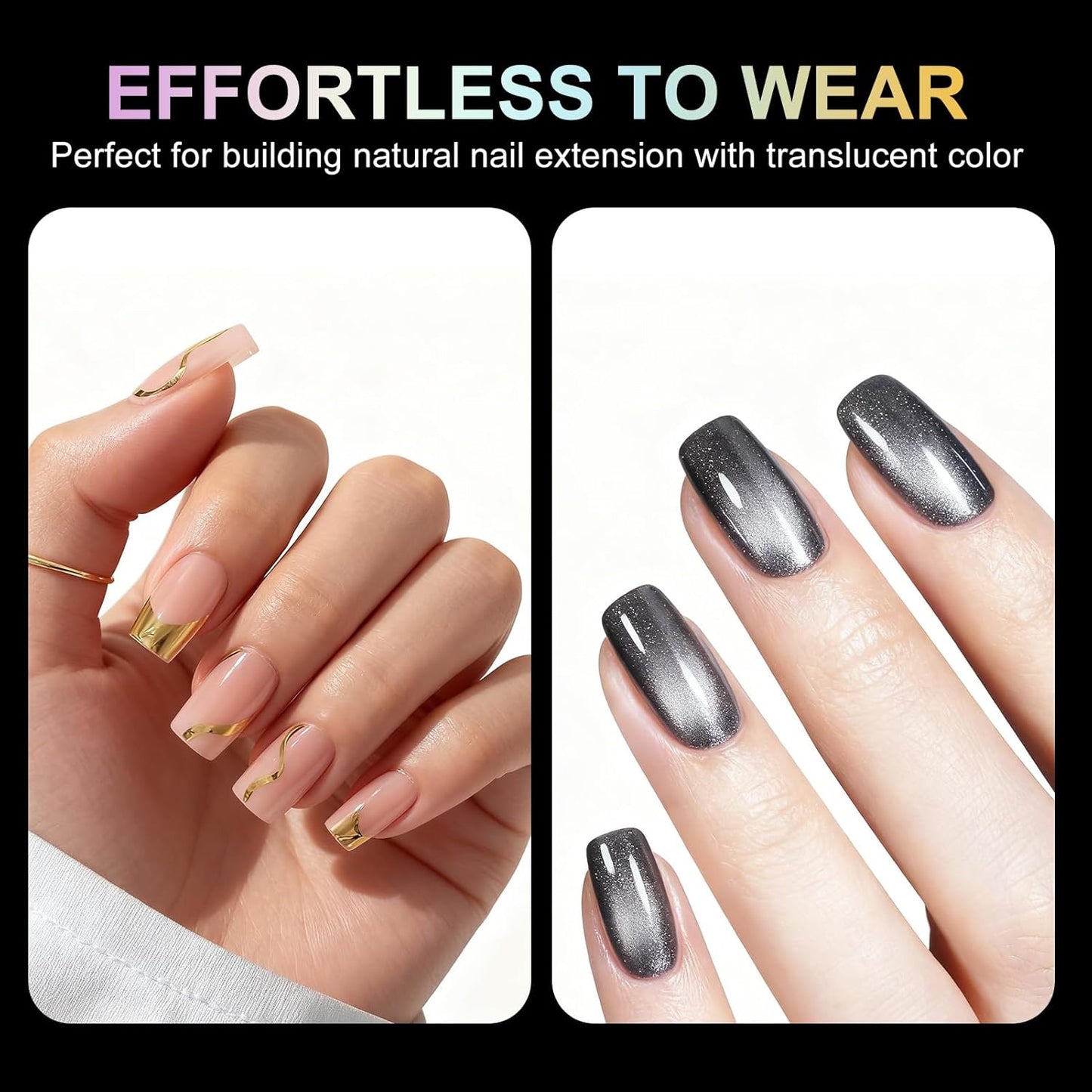 Medium Square Nail Tips 240Pcs Square Press on Nails Pre-shape Clear Soft Gel Nails Tips for Full Cover Acrylic French False Nails For Nail Extension, Home DIY Nail Salon 12 Sizes False Tips