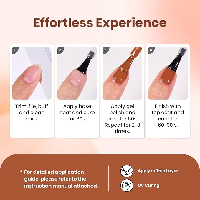 Beetles Orange Gel Nail Polish - 1Pcs 15ml Dark Orange Color Soak Off Gel Polish Nail Art Manicure Salon DIY Uv Lamp Nail Design Decoration at Home