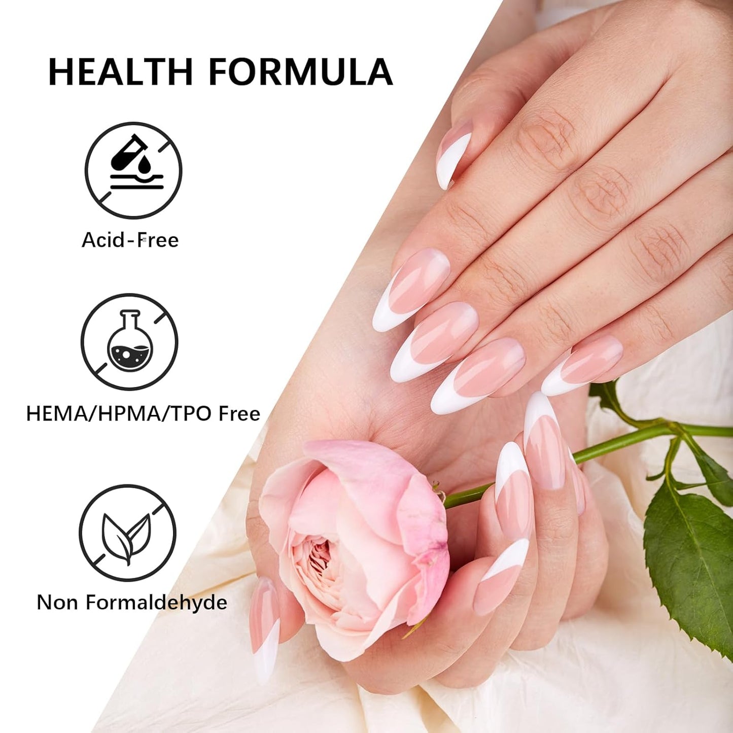 Nail Dehydrator and Primer Set, 15ML Acid-Free Natural Nail Dehydrator & Nail Primer Professional and Long-lasting for Christmas Gift Nail Art Polish Acrylic Gel Extension and Powders