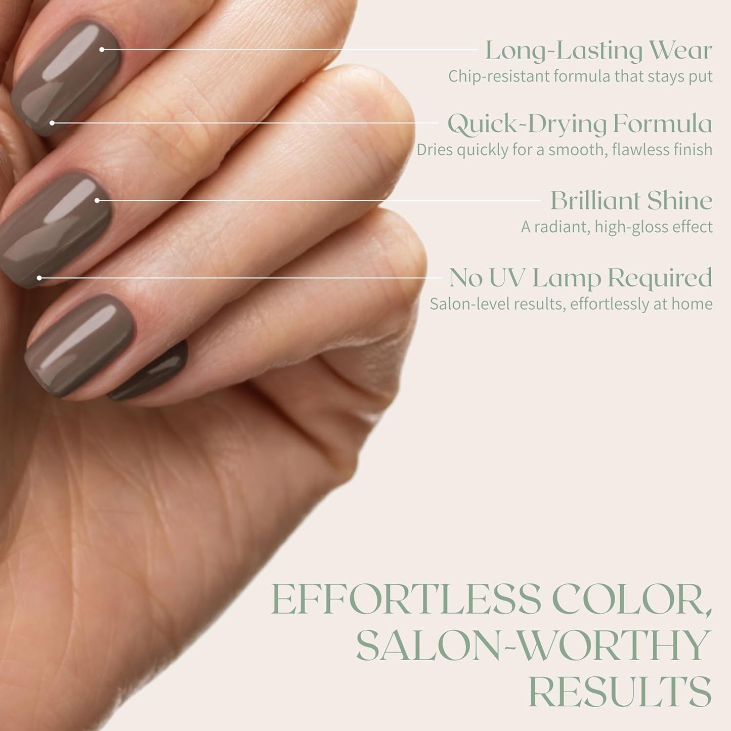 Breathable Premium Long Lasting Nail Polish (Meteor Shower) - Vegan & Toxin-Free