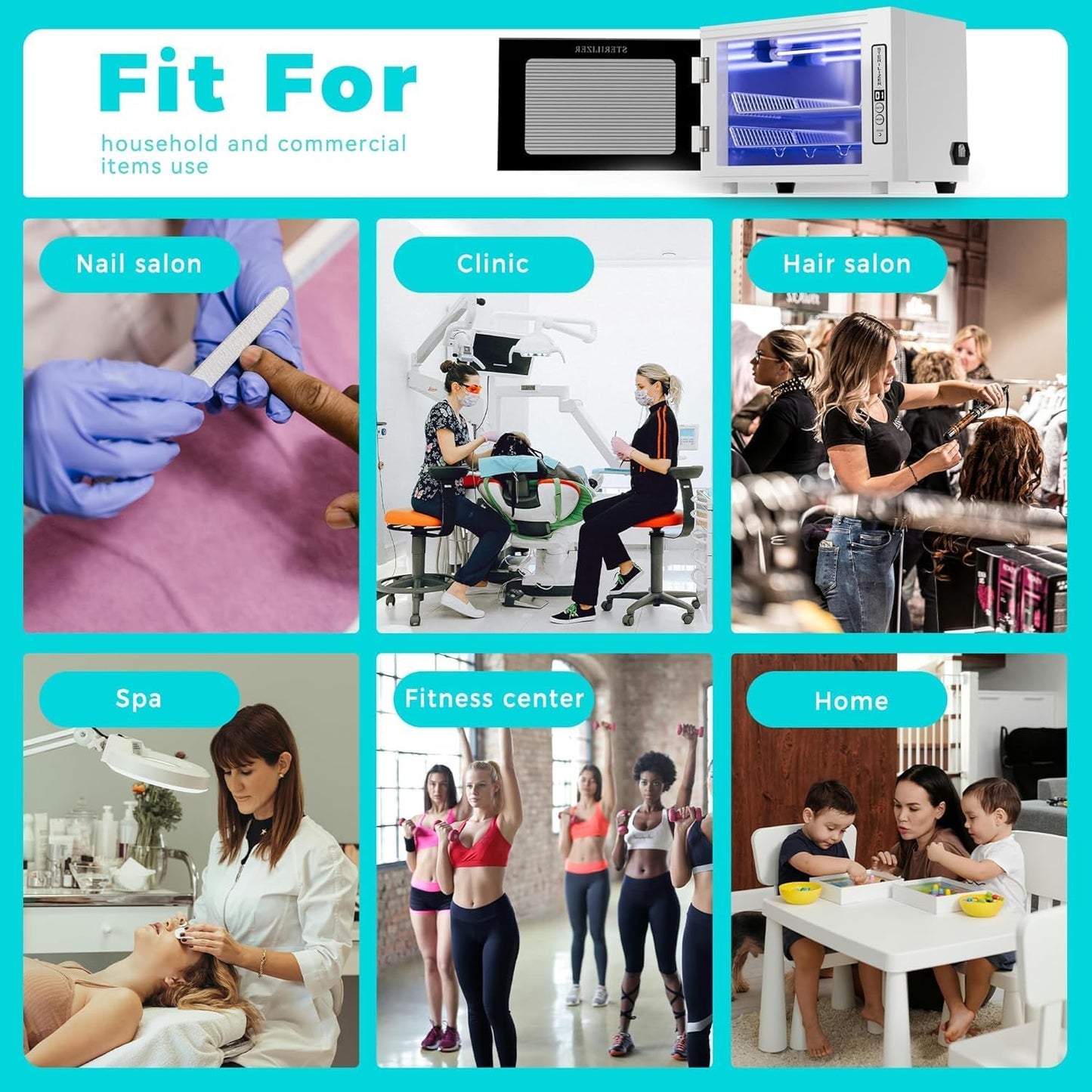 Nail Tool Cabinet, 12L Large Capacity Sanitizer Cleaning Supplies, Multi-Functional Nail Cleaner Box Manicure Tool Cleaning Cabinet Equipment Sanitizing for Beauty, Nail Salon Tool, Toy, Towel (WE)