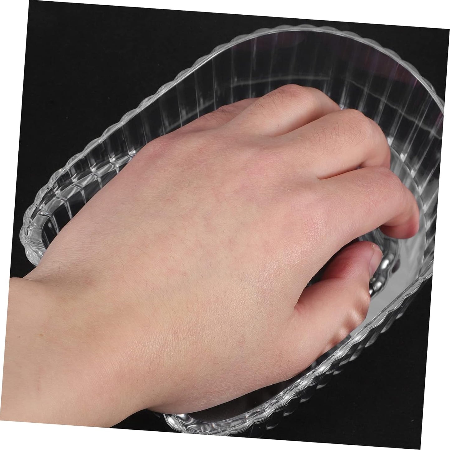 MERRYHAPY Acrylic Nail Art Hand Soaking Bowl Manicure Supplies for Polish Removal Salon Use Comfortable Design Nail Salon Supplies