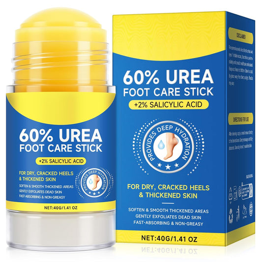 Urea Foot Cream, 60% Urea Cream for Maximum Strength Moisturizer Dry Foot, Fast Repairs Rough Skin, Nourish Cracking Heels, Callus Remover for Feet,1.41 Fl Oz