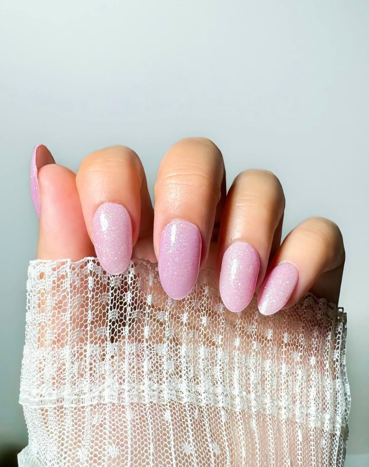 NOVA, Female Founded, Semi Cured Gel Nail Strips (Ever After) - The 10 Minute Manicure. Salon-Quality, Works with Any Nail Lamp, Easy to Apply & Remove - Incl. Nail File & Wooden Stick (Ever After)