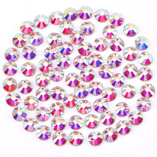 5760 Pieces Flatback Rhinestones for Nails 1.2MM Nail Rhinestones Gems Jewels Diamond Glass Mini AB Crystal Gemstones Bling Stones for Crafts Makeup Face Eyes