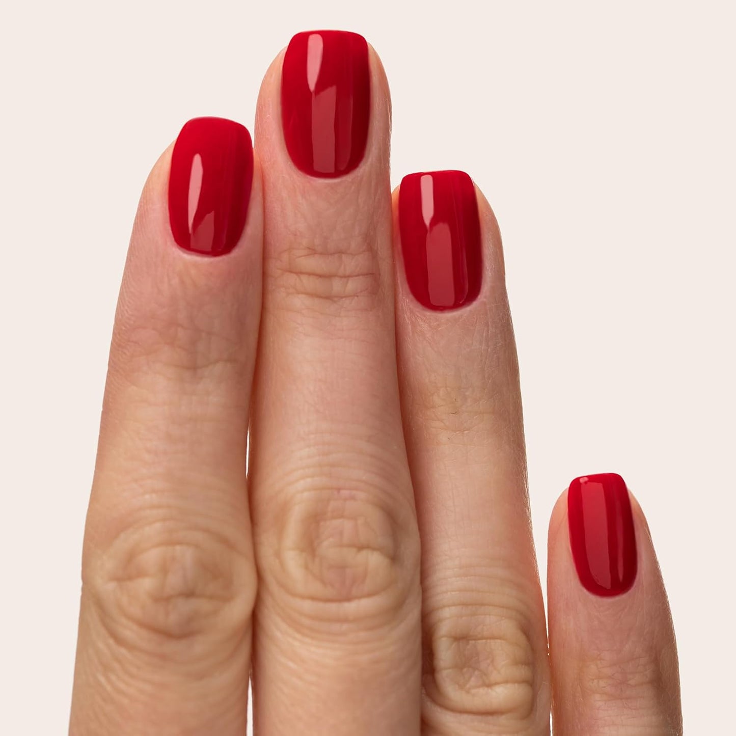 Breathable Premium Long Lasting Nail Polish (Poppy Red) - Vegan & Toxin-Free