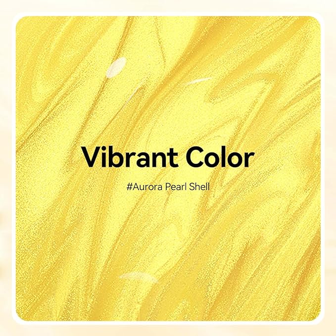 MIZHSE Quick Dry Nail Polish, Bright Yellow Nail Polish Air Dry Fast, 15ml/0.5 fl oz Regular Shiny Glossy Oil-based Shimmery Nail Lacquer Non-Gel Nail Art Salon Manicure Home DIY