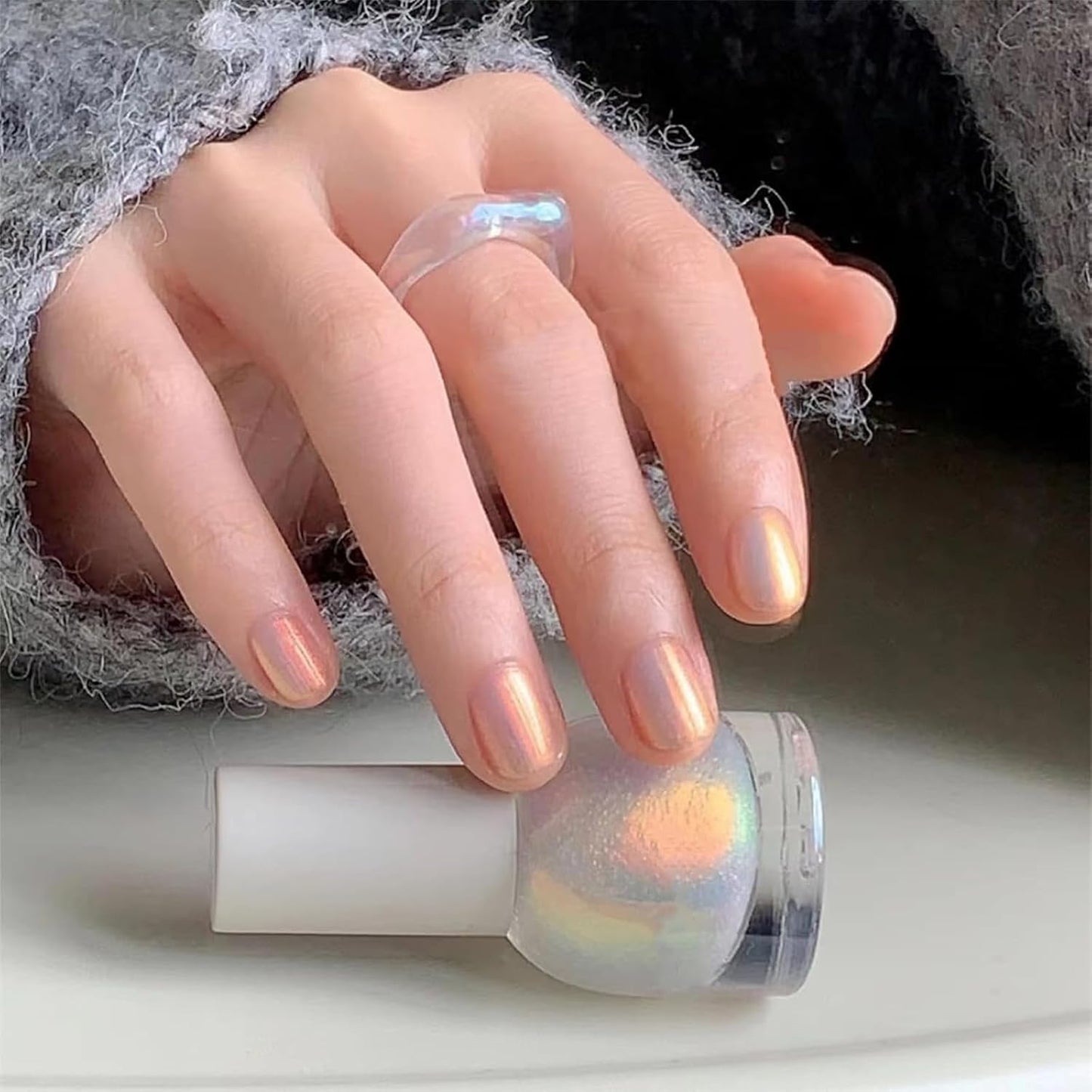 COSMOO Europe Shimmer Nail Polish, 0.41 Fl Oz (Pack of 1)