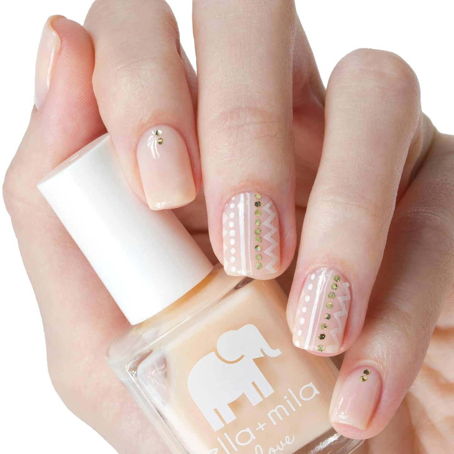 ella+mila Professional, Quick Dry, Long-Lasting & Chip-Resistant Pink Nail Polishes (Tutu Cute - 0.45 fl oz)